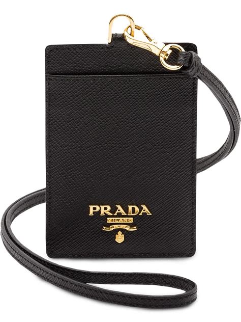 prada badge for sale|prada badge holder.